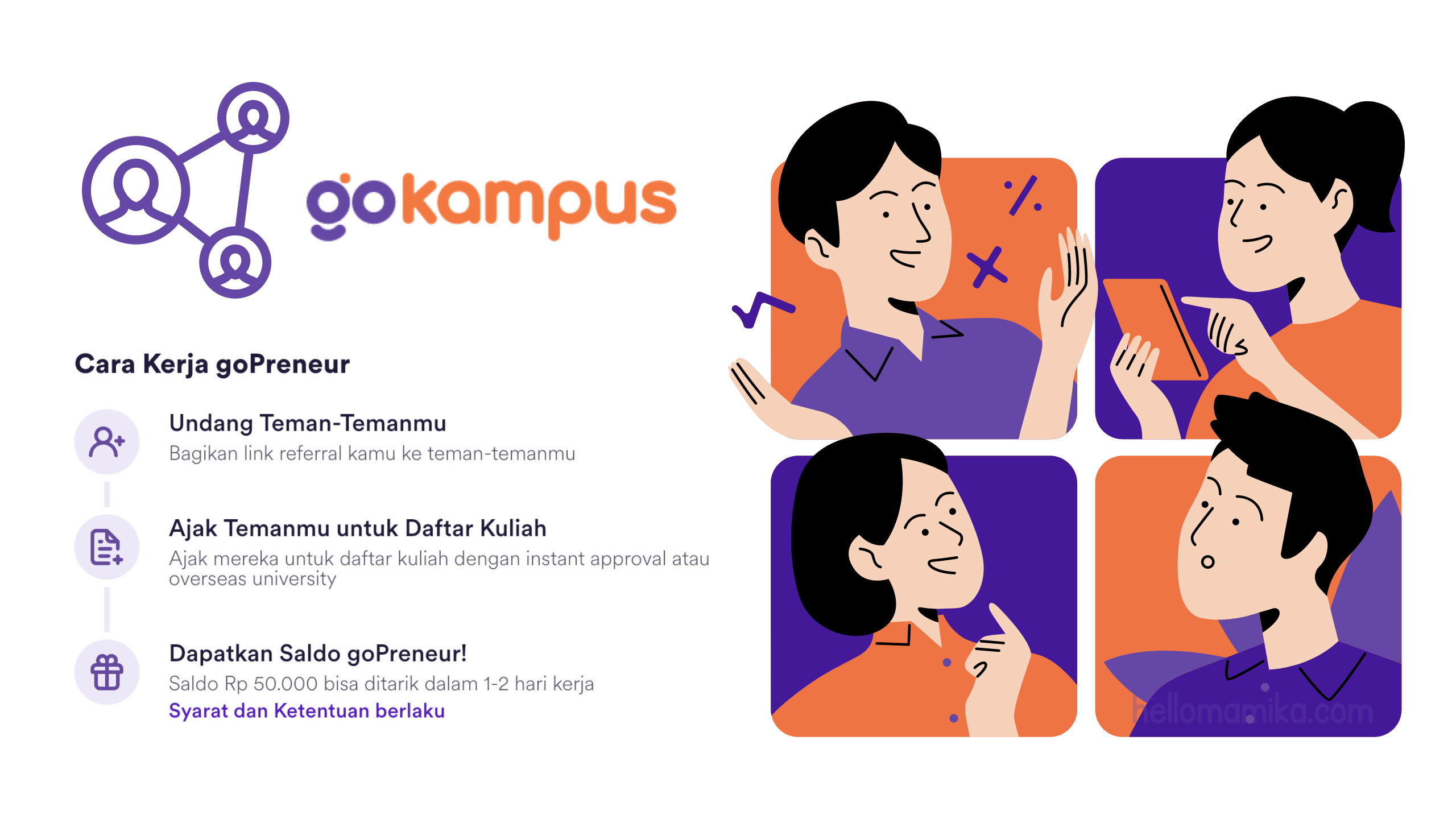 Review aplikasi goKampus